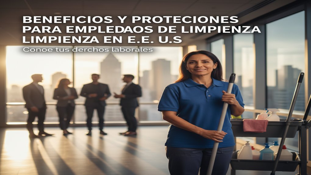 Beneficios y protecciones para empleados de limpieza en EE. UU.