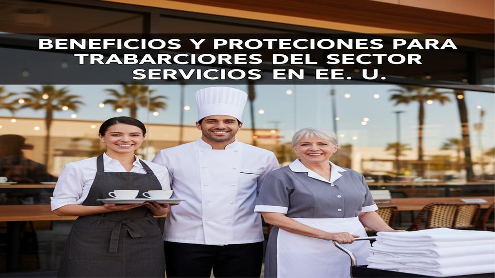 Beneficios y protecciones para trabajadores del sector servicios en EE. UU.