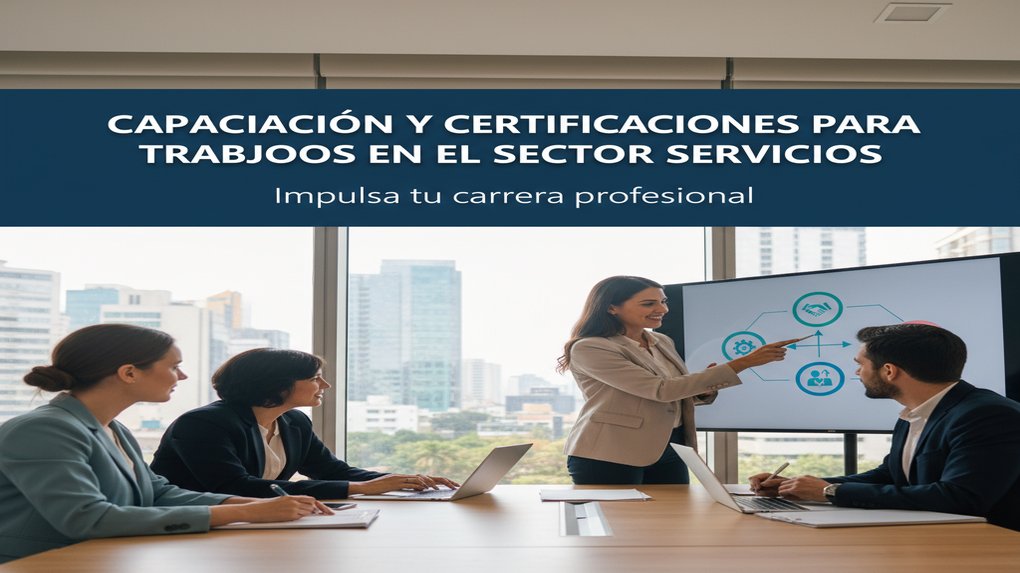Capacitación y certificaciones para trabajos en el sector servicios