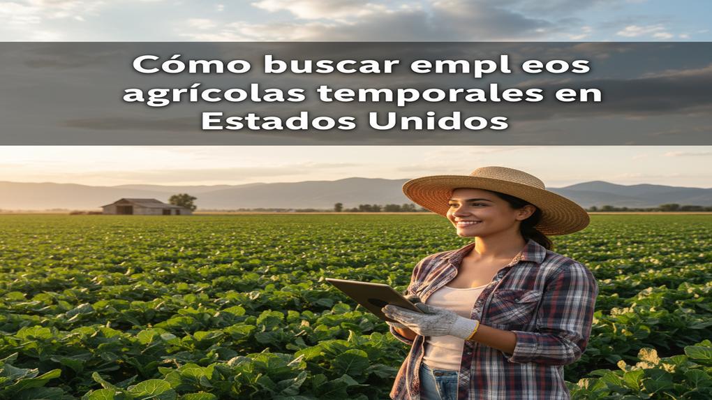 Cómo buscar empleos agrícolas temporales en Estados Unidos