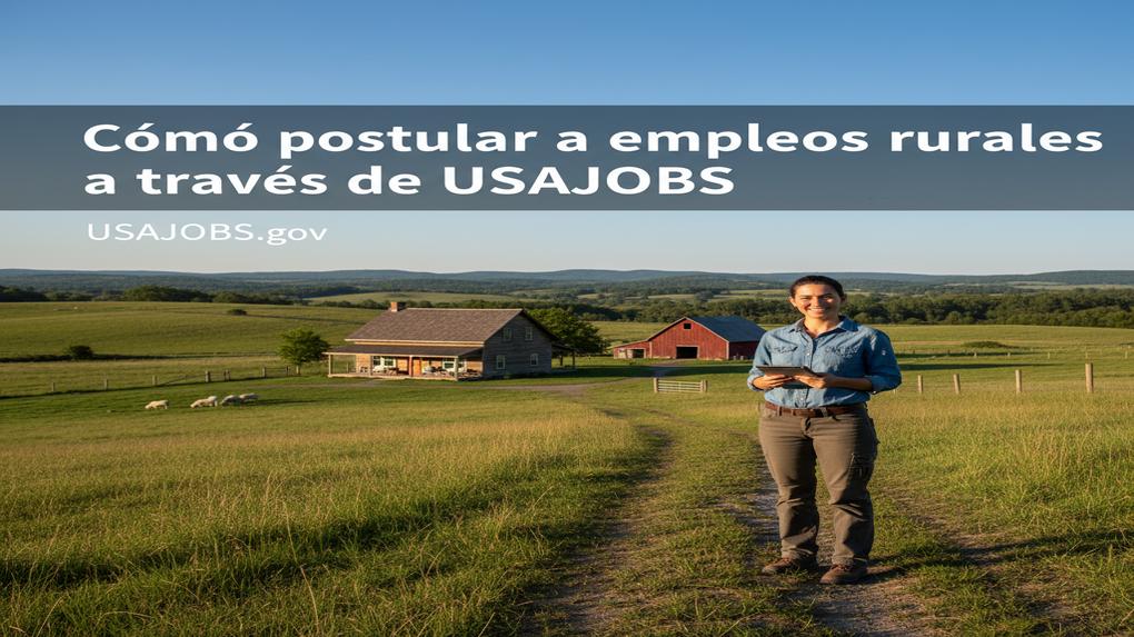 Cómo postular a empleos rurales a través de USAJOBS