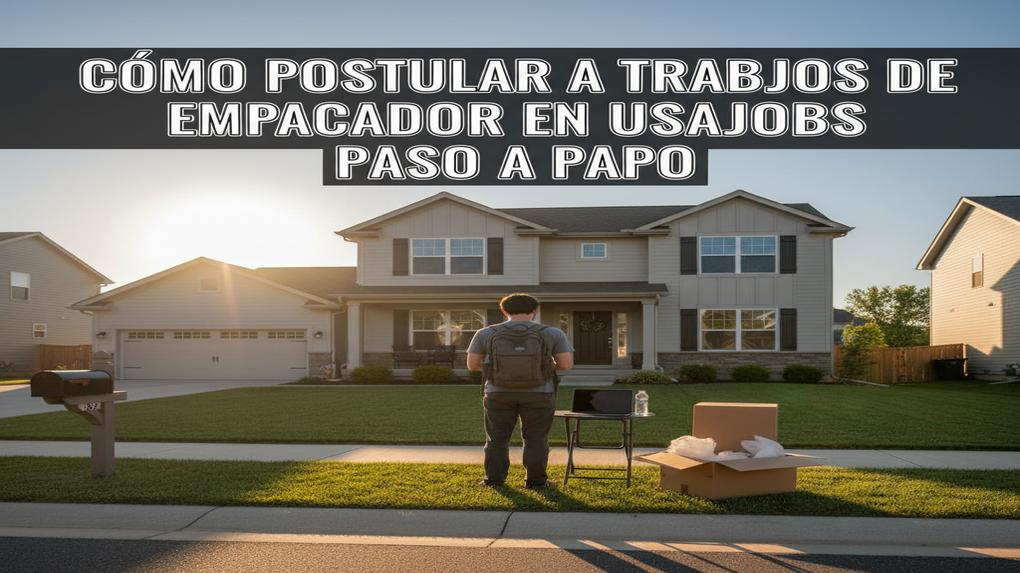Cómo postular a trabajos de empacador en USAJOBS paso a paso