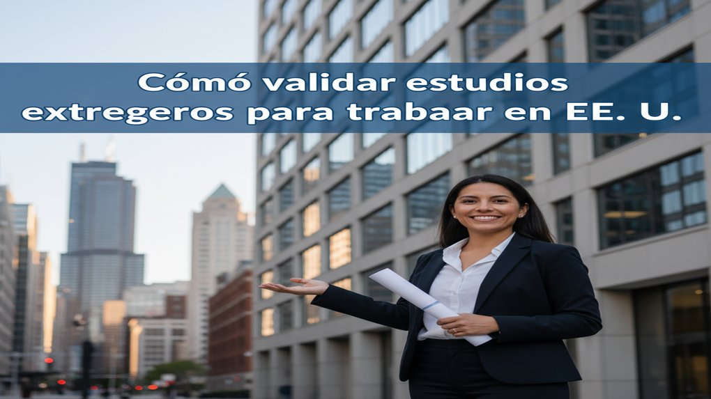 Cómo validar estudios extranjeros para trabajar en EE. UU.