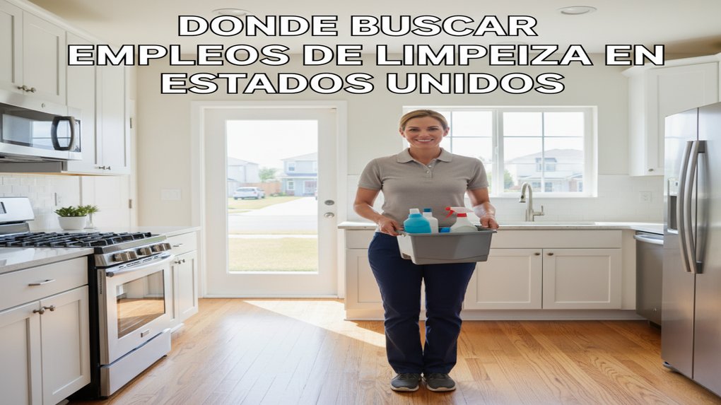 Dónde buscar empleos de limpieza en Estados Unidos