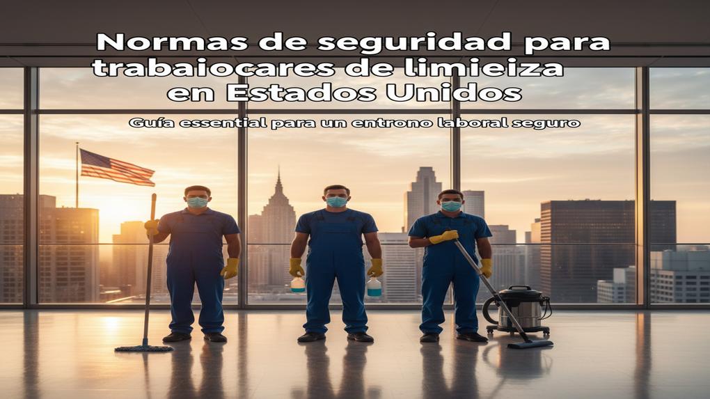 Normas de seguridad para trabajadores de limpieza en Estados Unidos