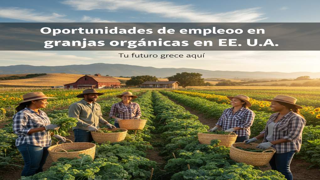 Oportunidades de empleo en granjas orgánicas en EE. UU.