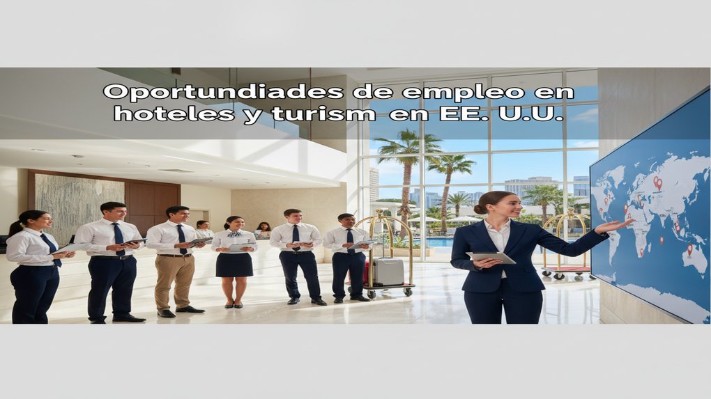 Oportunidades de empleo en hoteles y turismo en EE. UU.