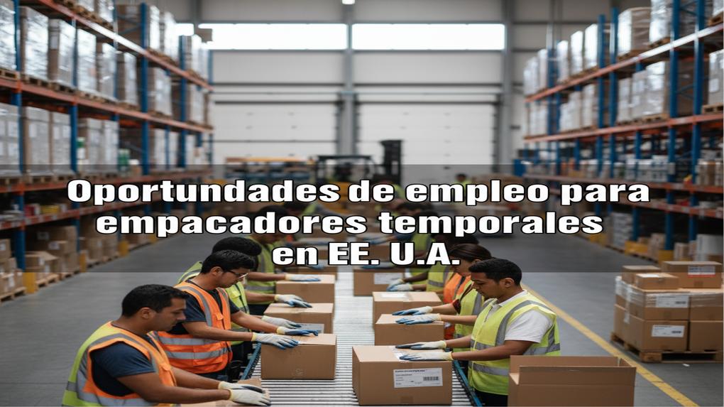 Oportunidades de empleo para empacadores temporales en EE. UU.
