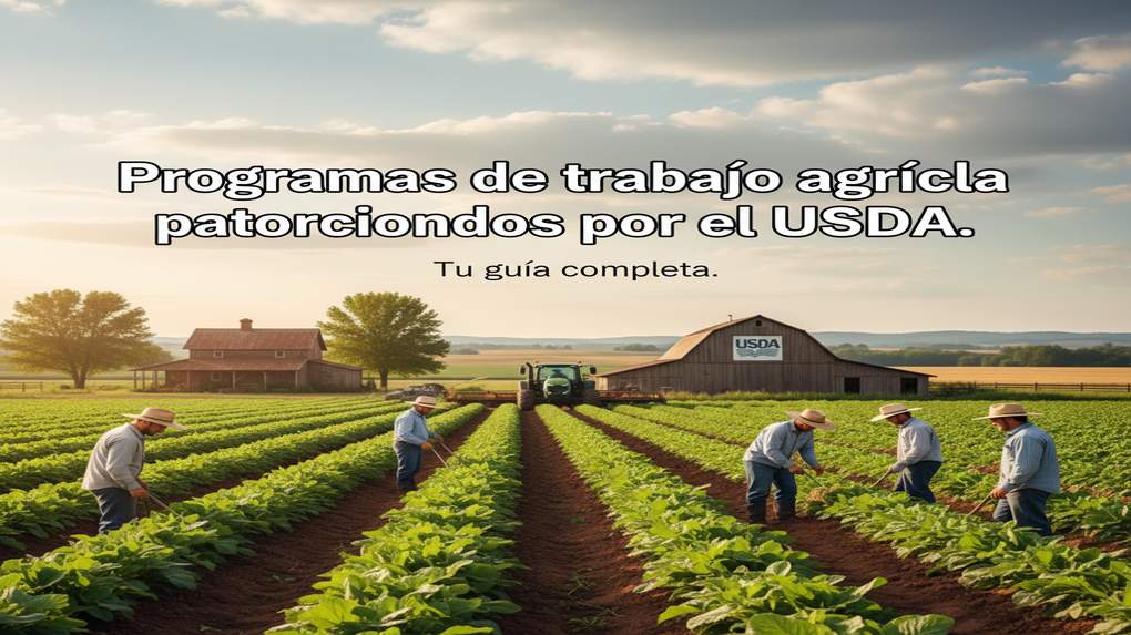Programas de trabajo agrícola patrocinados por el USDA