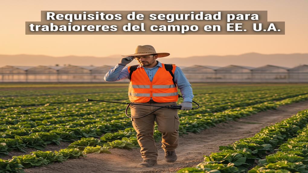 Requisitos de seguridad para trabajadores del campo en EE. UU.