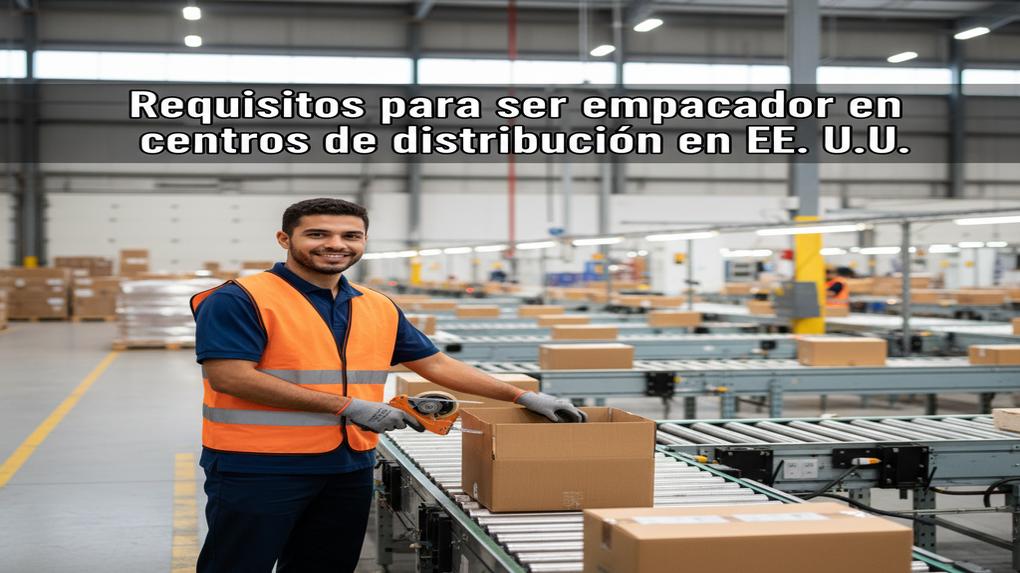 Requisitos para ser empacador en centros de distribución en EE. UU.