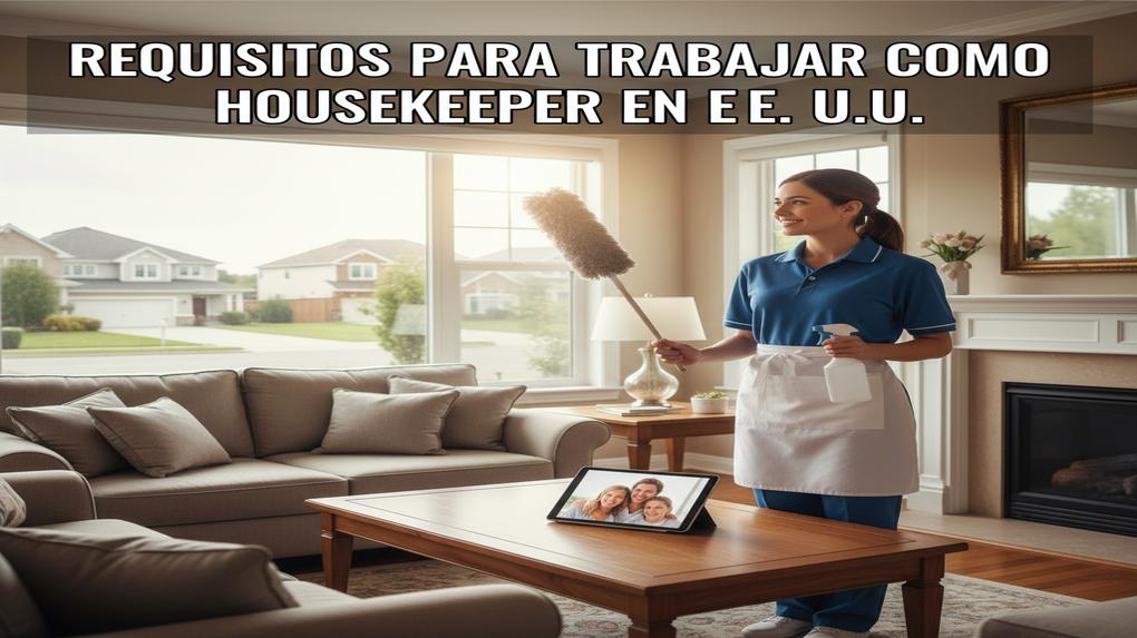 Requisitos para trabajar como housekeeper en EE. UU.