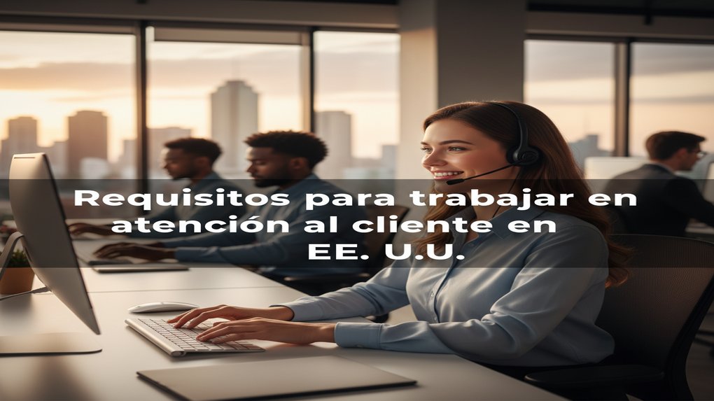 Requisitos para trabajar en atención al cliente en EE. UU.
