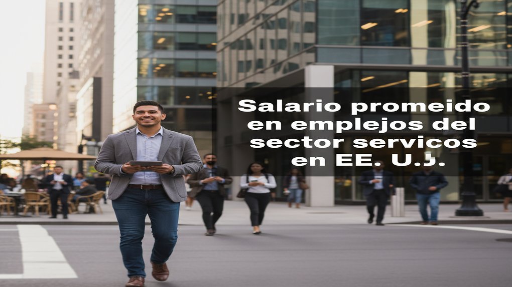 Salario promedio en empleos del sector servicios en EE. UU.