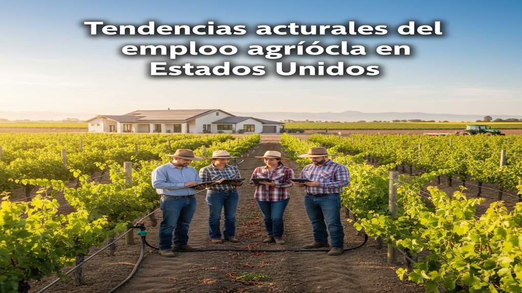 Tendencias actuales del empleo agrícola en Estados Unidos