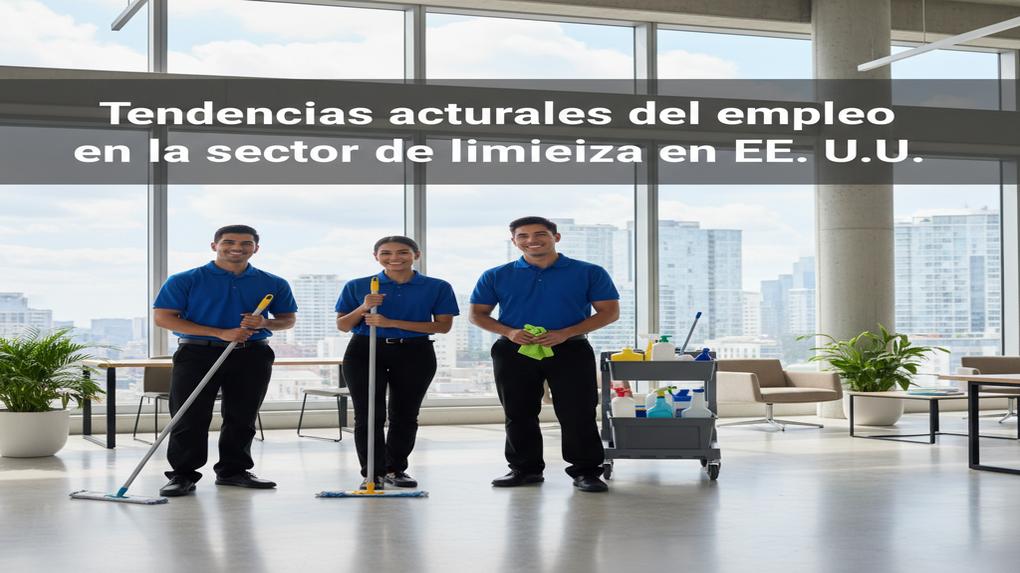 Tendencias actuales del empleo en el sector de limpieza en EE. UU.